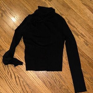 H&M Black Cowl Neck Top